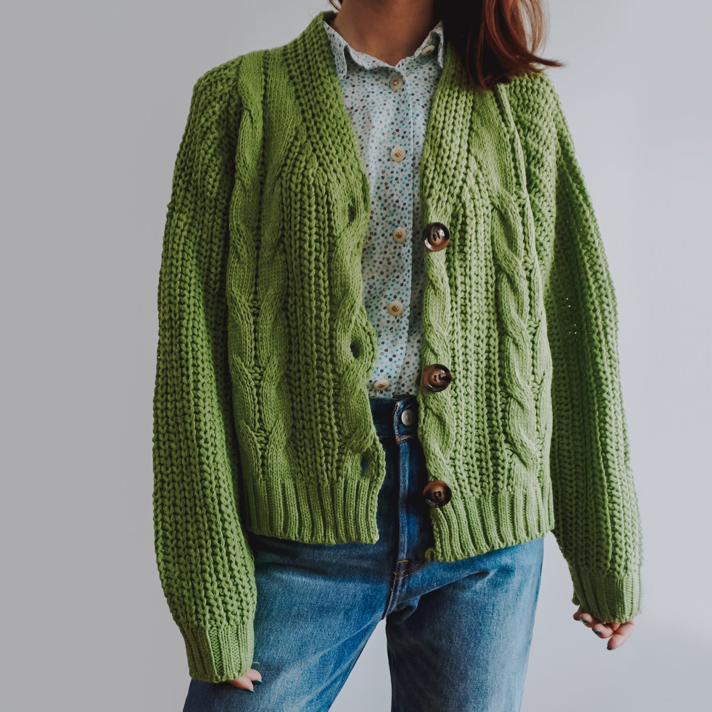 Cable Knit Cardigan (6 Colors)