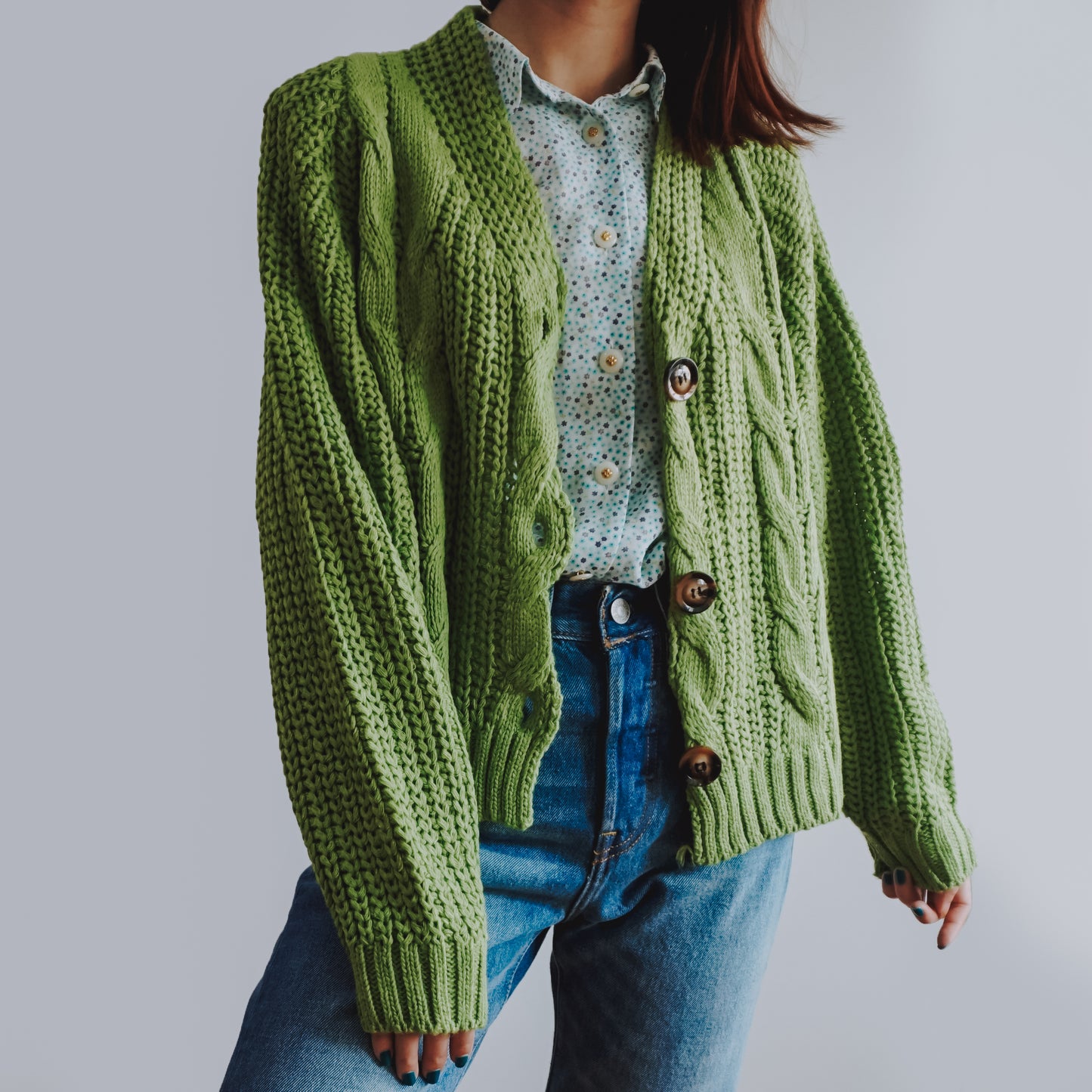 Cable Knit Cardigan (6 Colors)