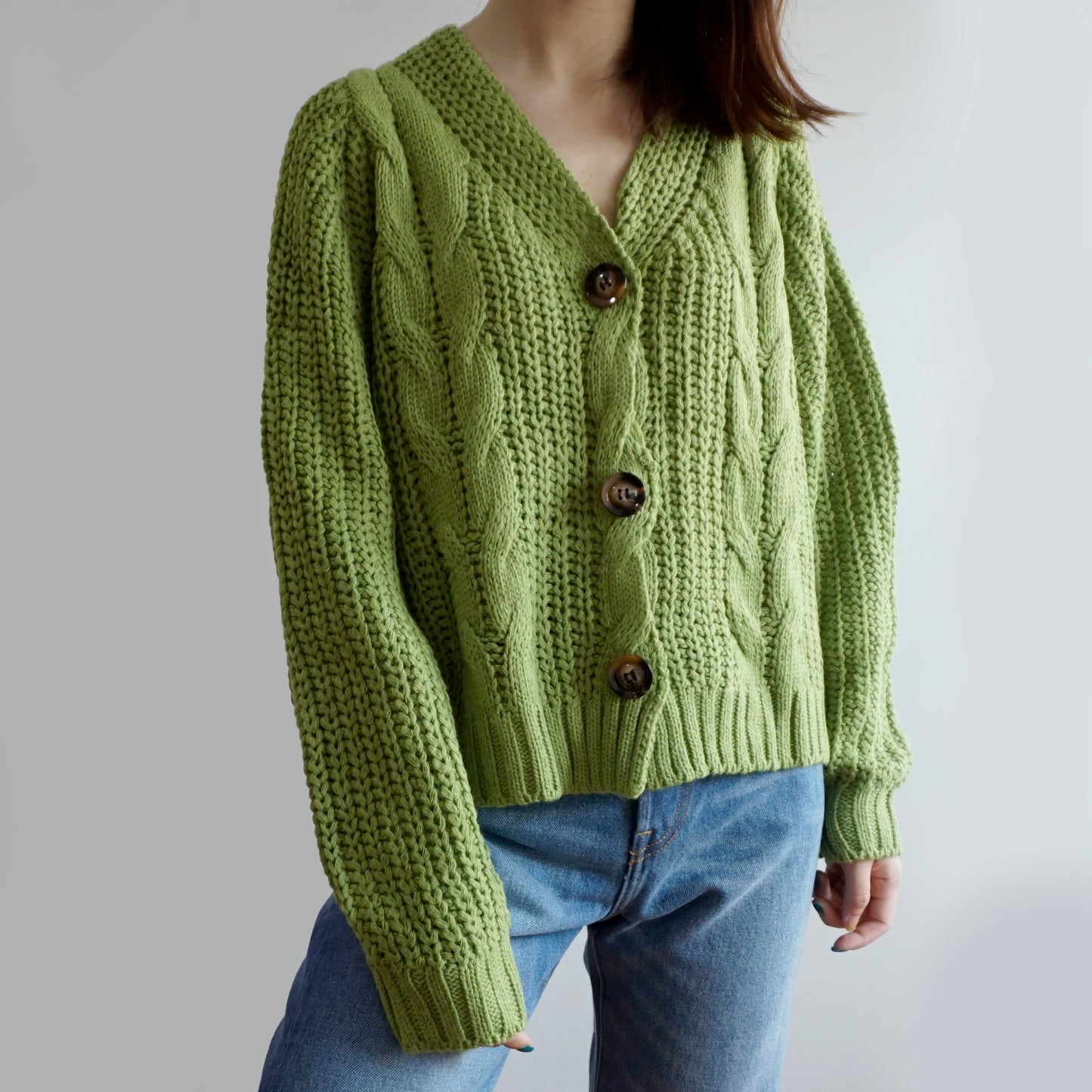 Cable Knit Cardigan (6 Colors)
