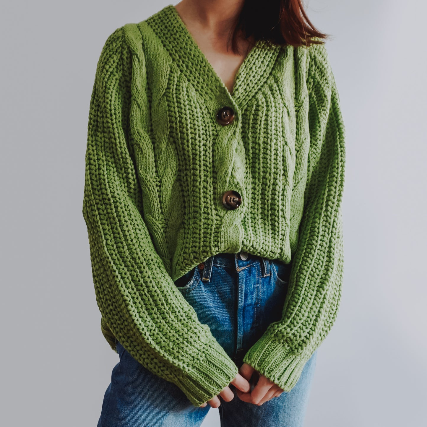 Cable Knit Cardigan (6 Colors)