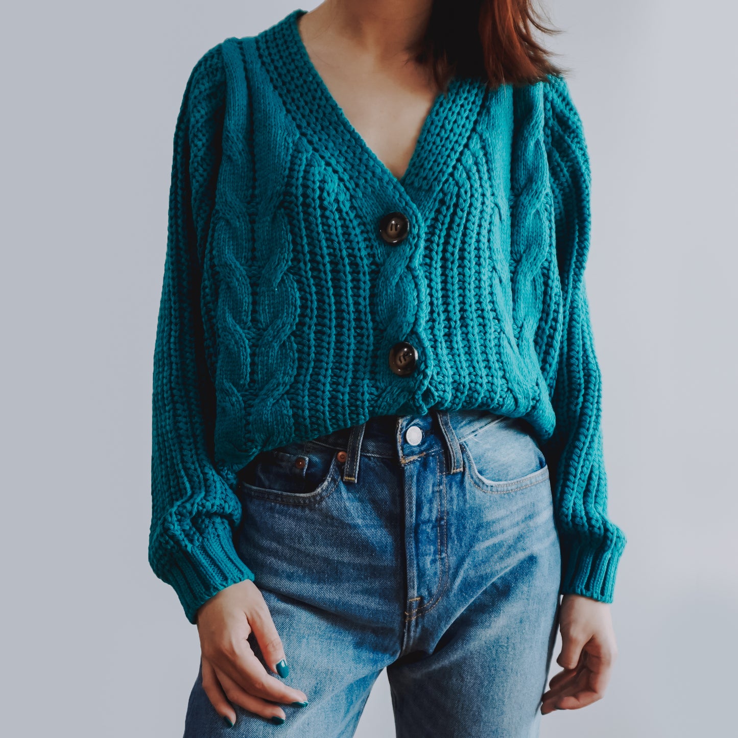 Cable Knit Cardigan (6 Colors)