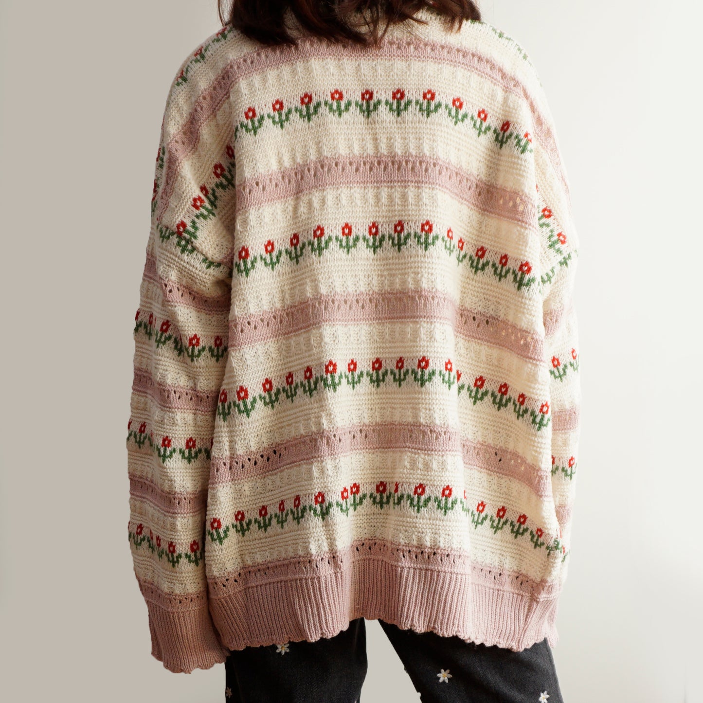 Floral Stripe Cardigan (2 Colors)