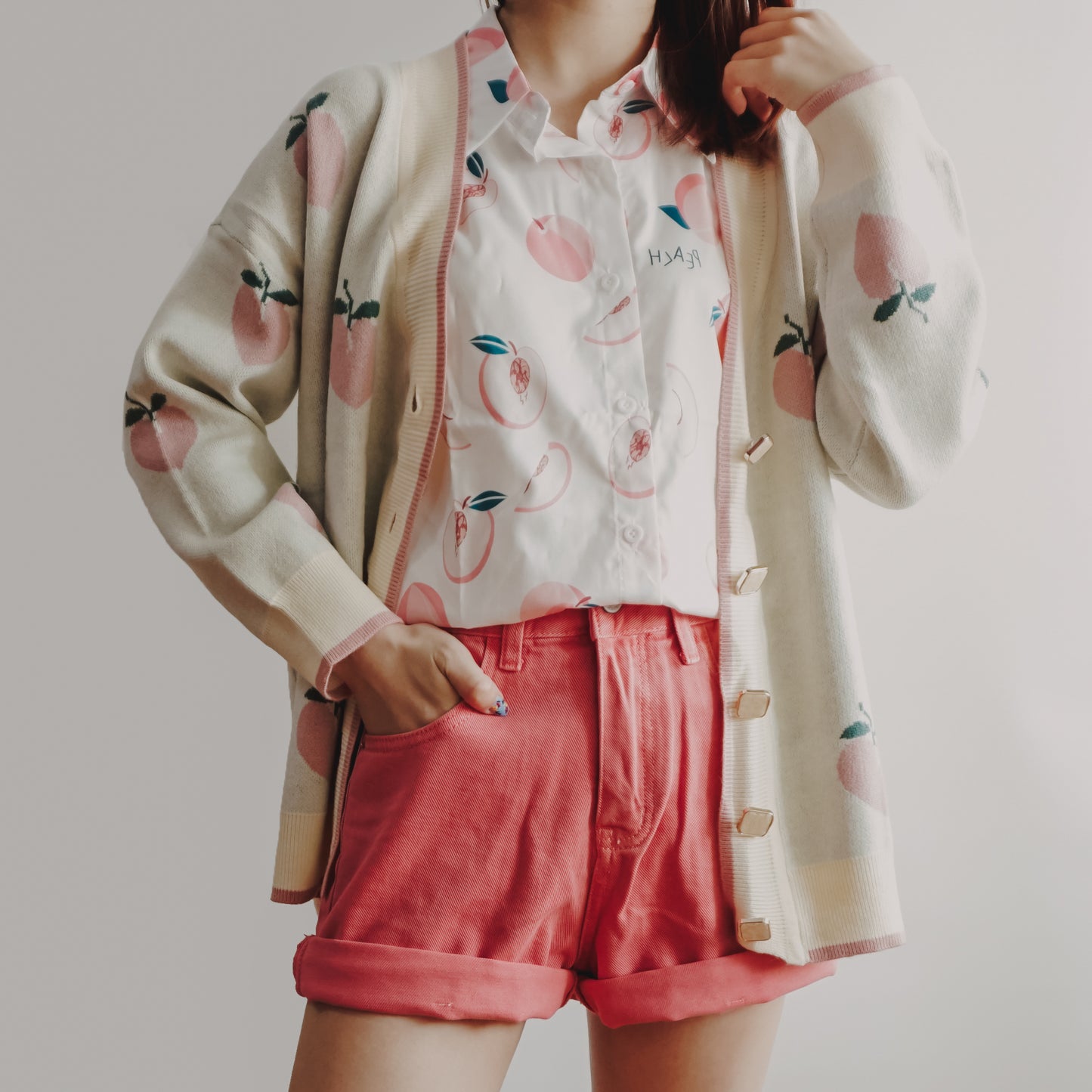 Peach Cardigan (2 Colors)