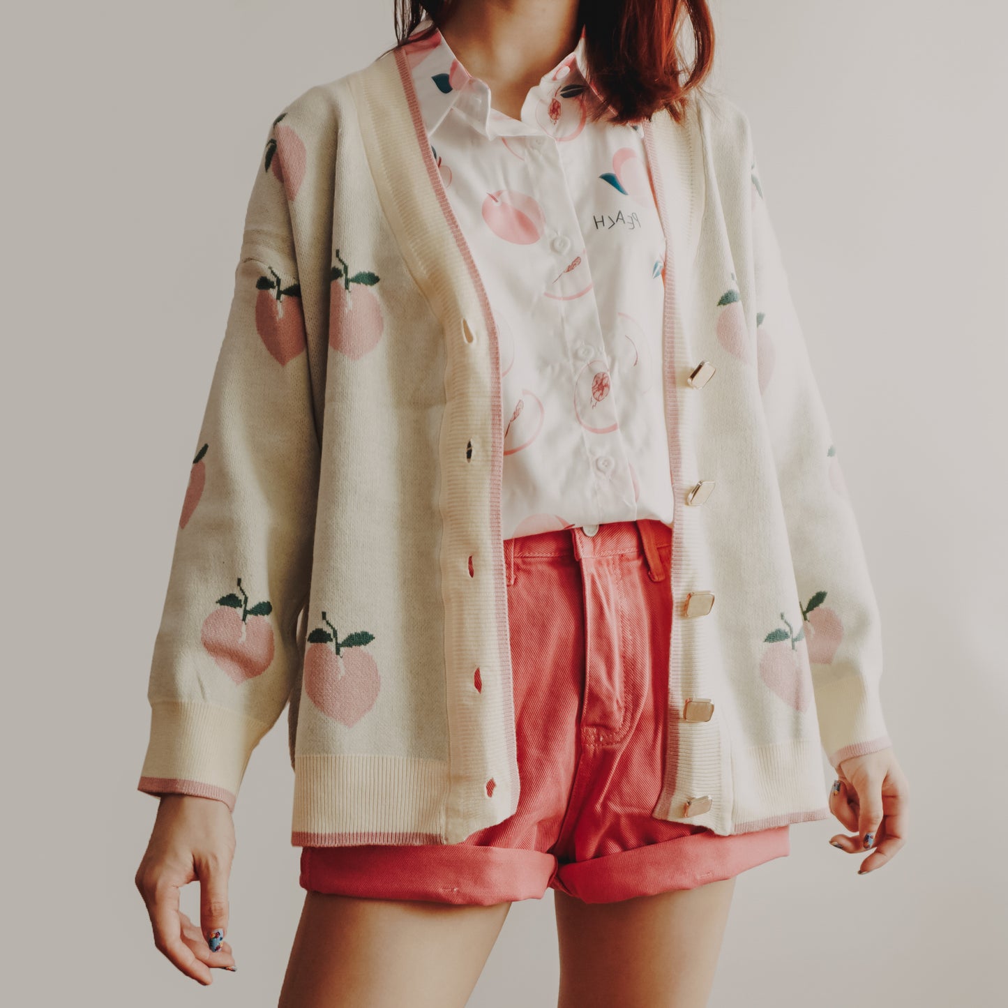 Peach Cardigan (2 Colors)