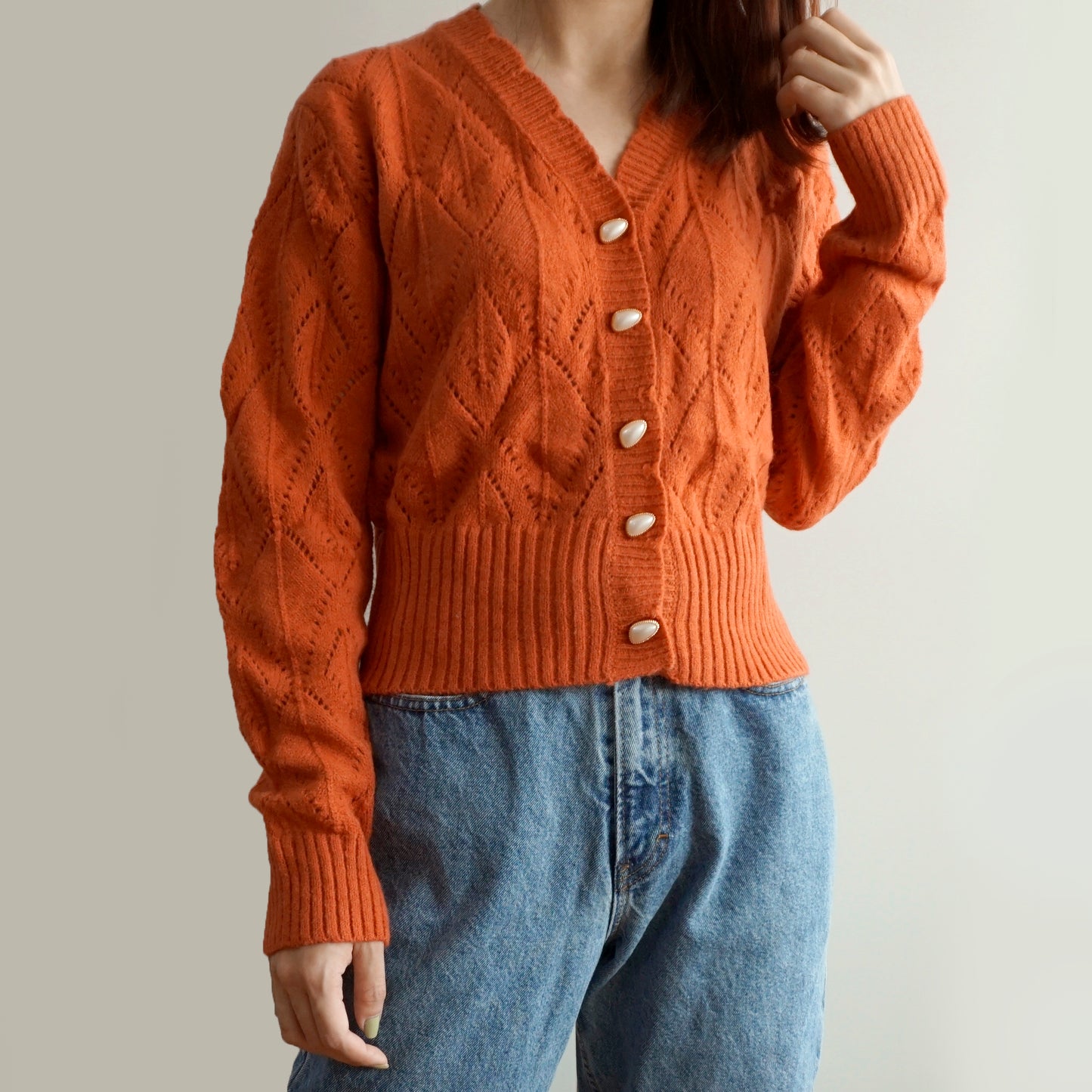 Scallop Crochet Cardigan (4 Colors)
