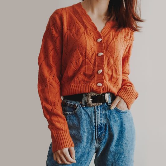 Scallop Crochet Cardigan (4 Colors)