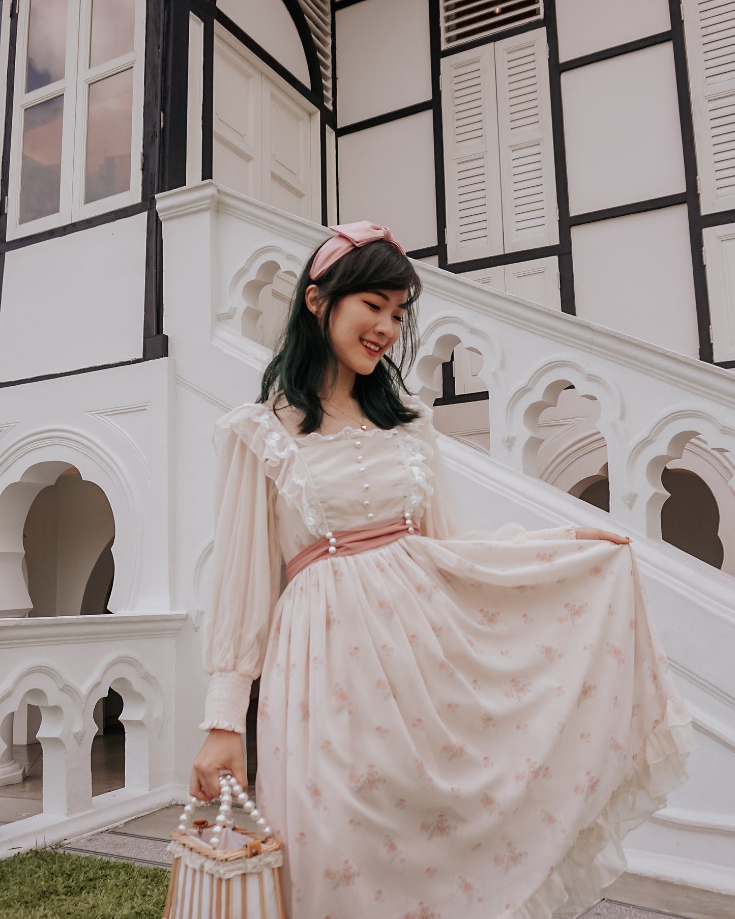Sweet Dreams Midi Dress (Cream)