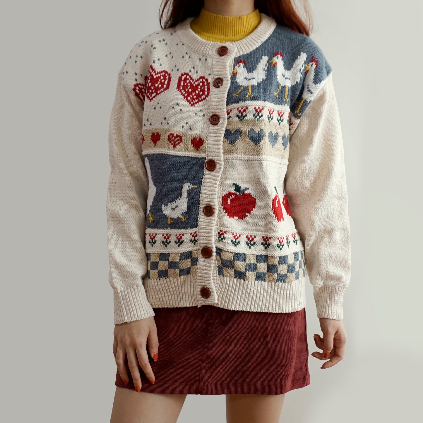 Apple Picking Cardigan (Off White)