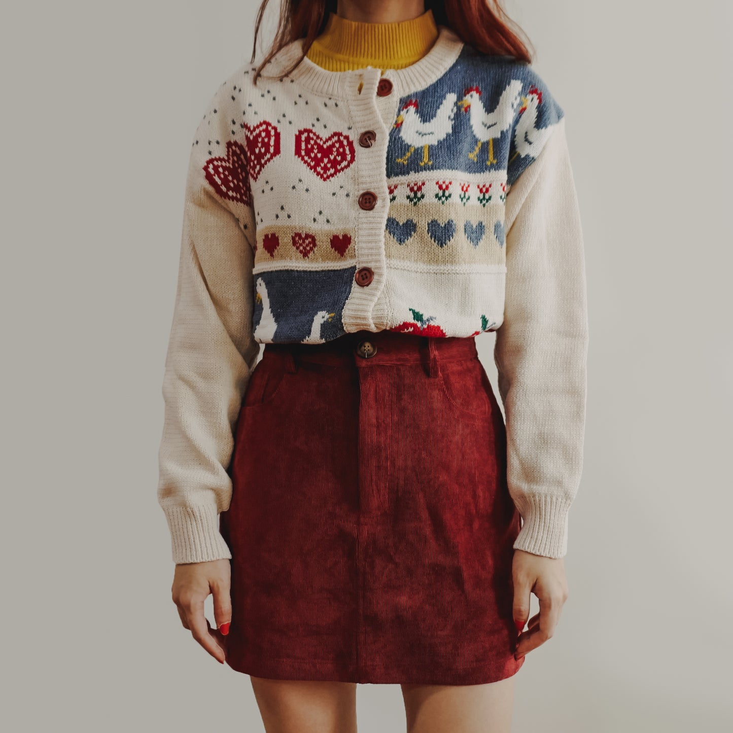 Apple Picking Cardigan (Off White)