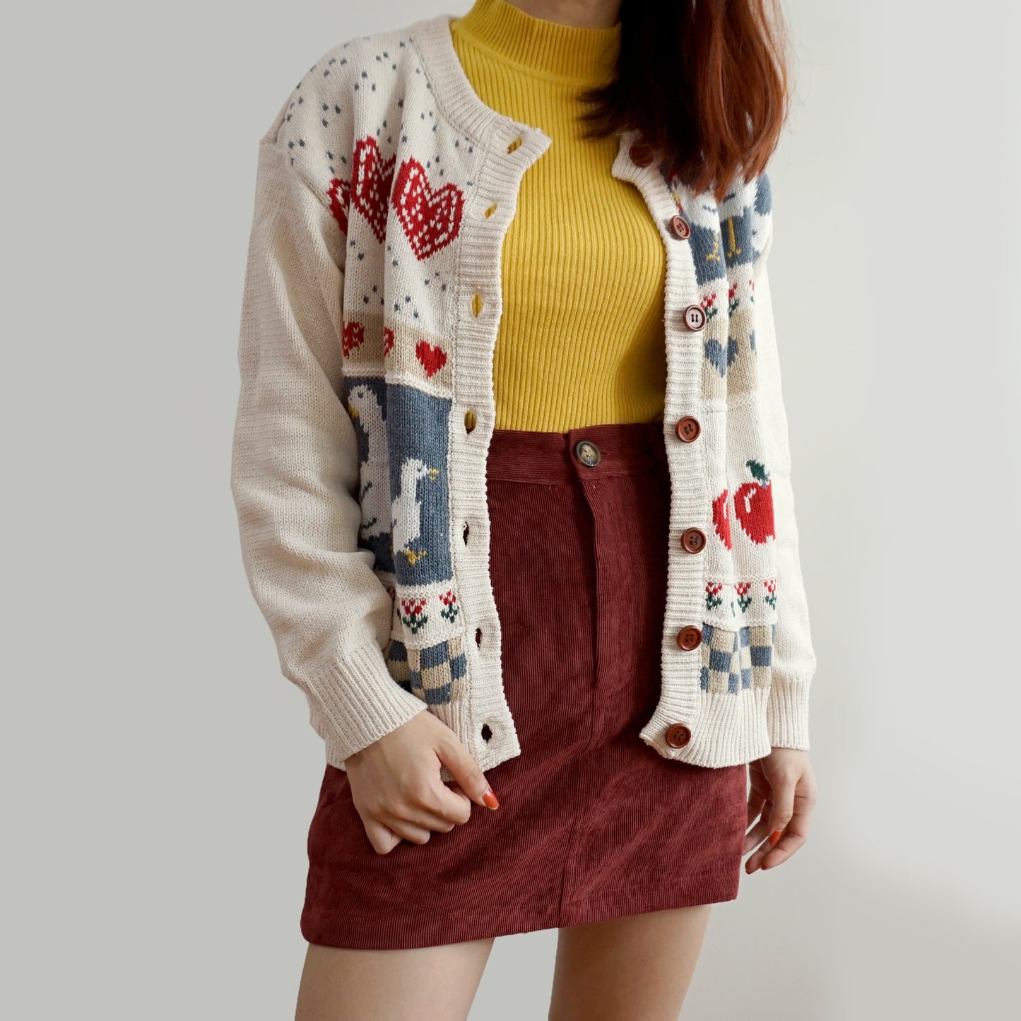 Apple Picking Cardigan (Off White)