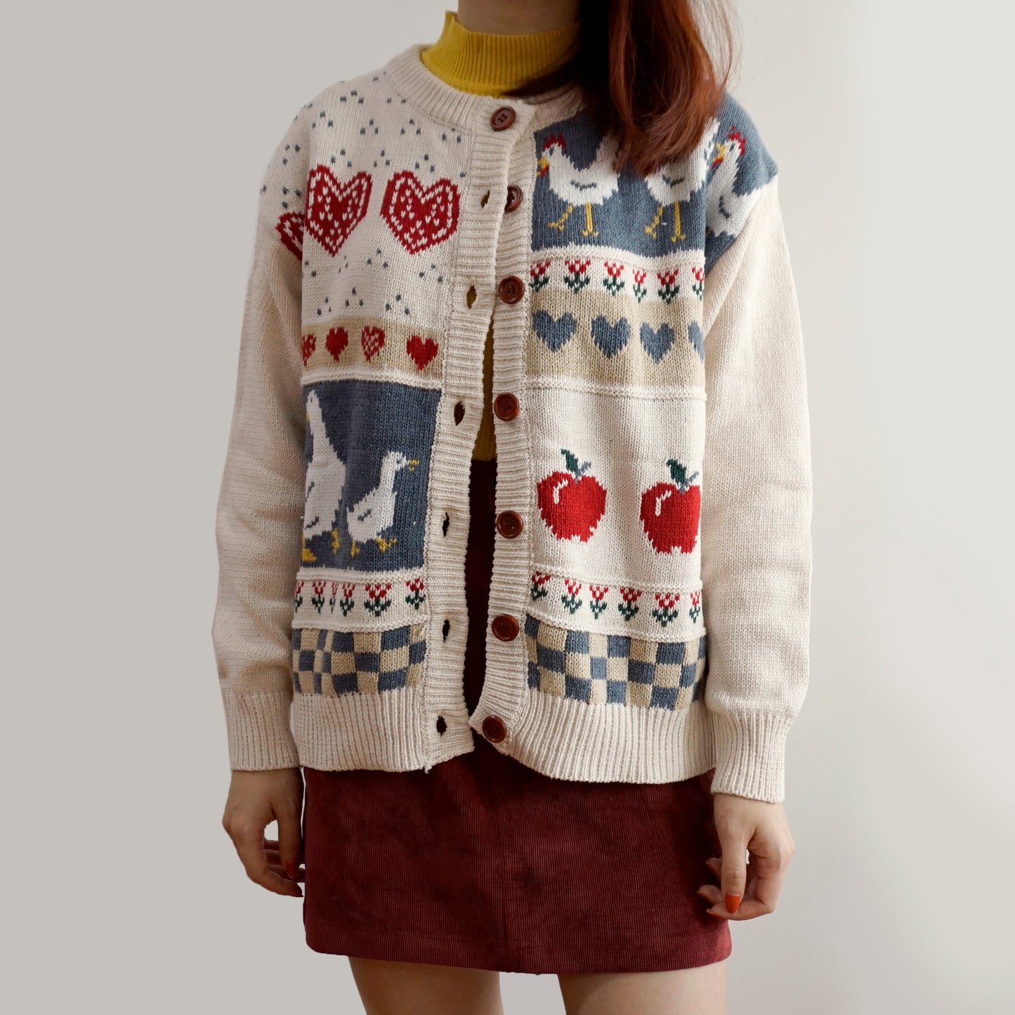 Apple Picking Cardigan (Off White)