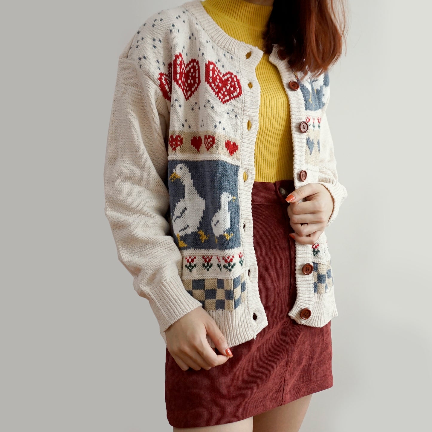 Apple Picking Cardigan (Off White)
