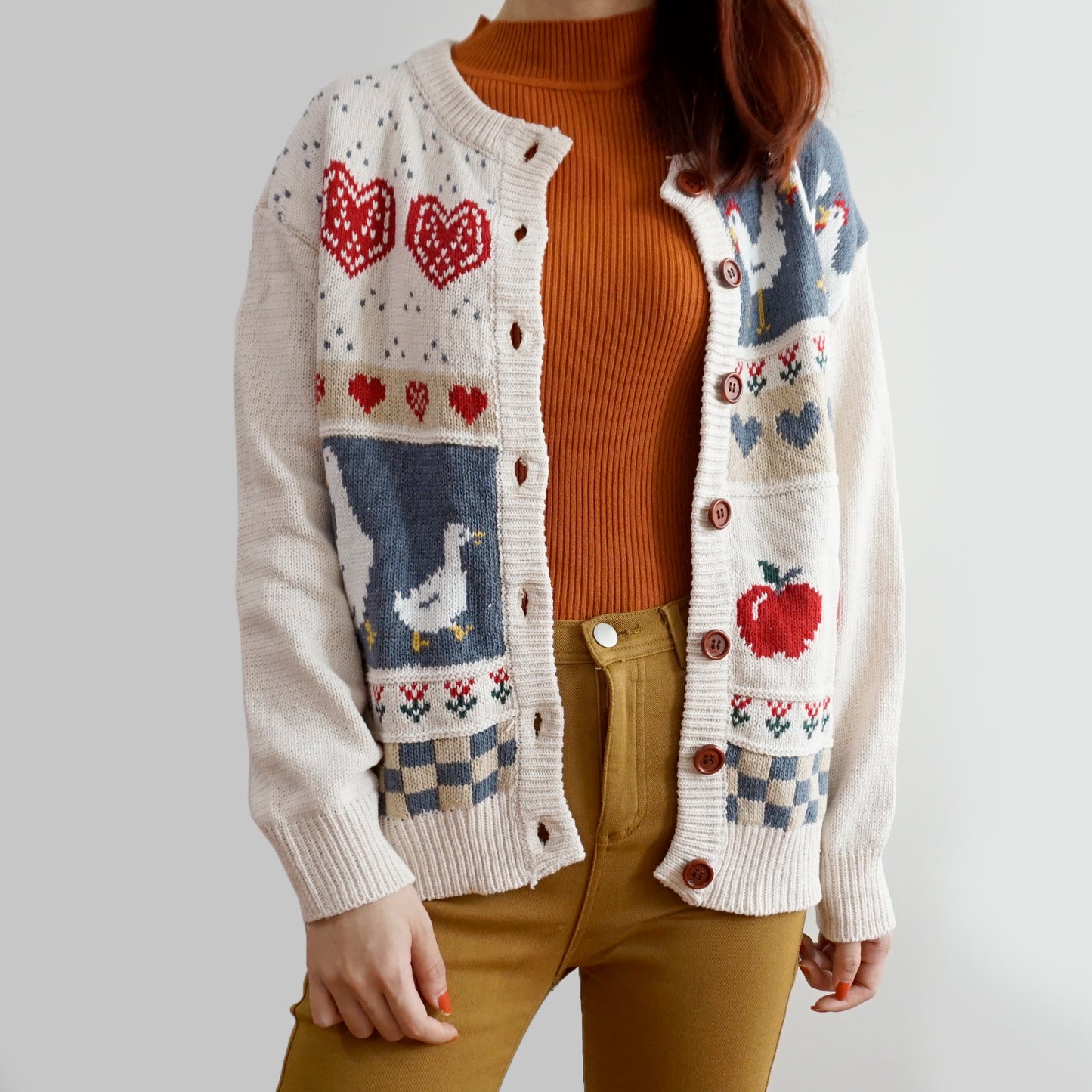 Apple Picking Cardigan (Off White)