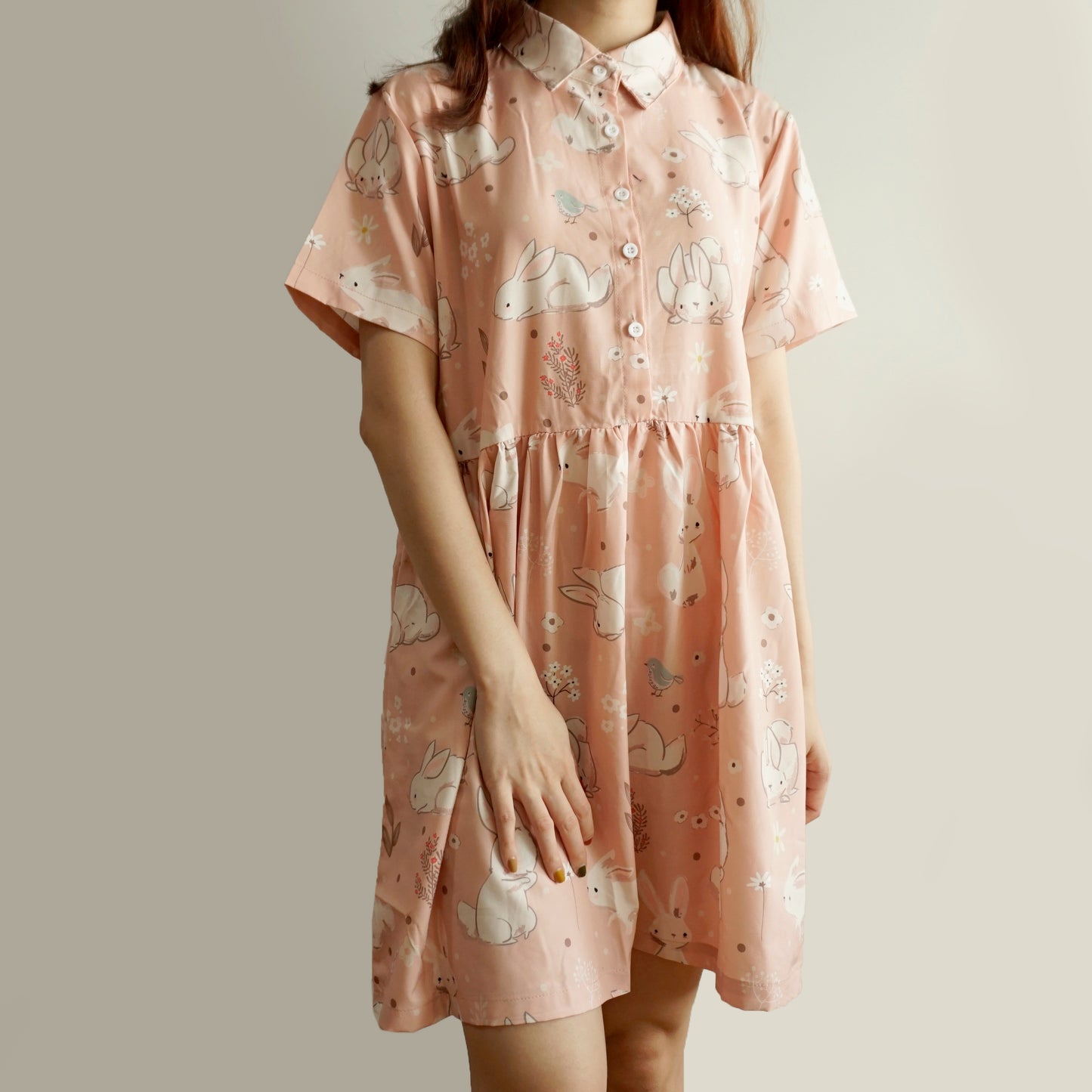 Sweet Bunny Babydoll Dress (2 Colors)