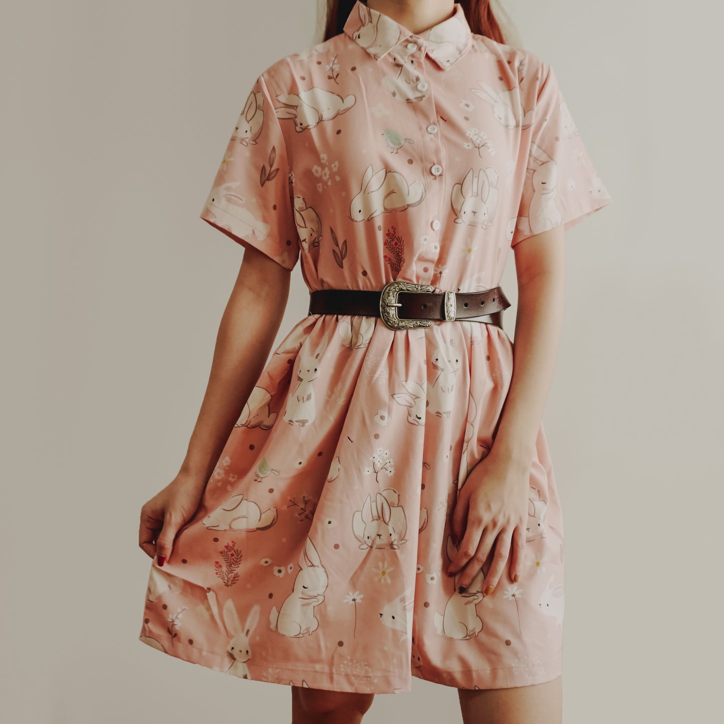 Sweet Bunny Babydoll Dress (2 Colors)