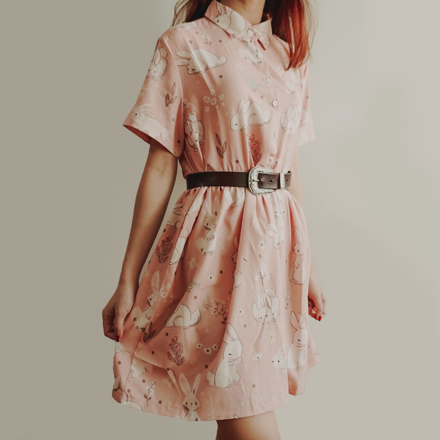 Sweet Bunny Babydoll Dress (2 Colors)