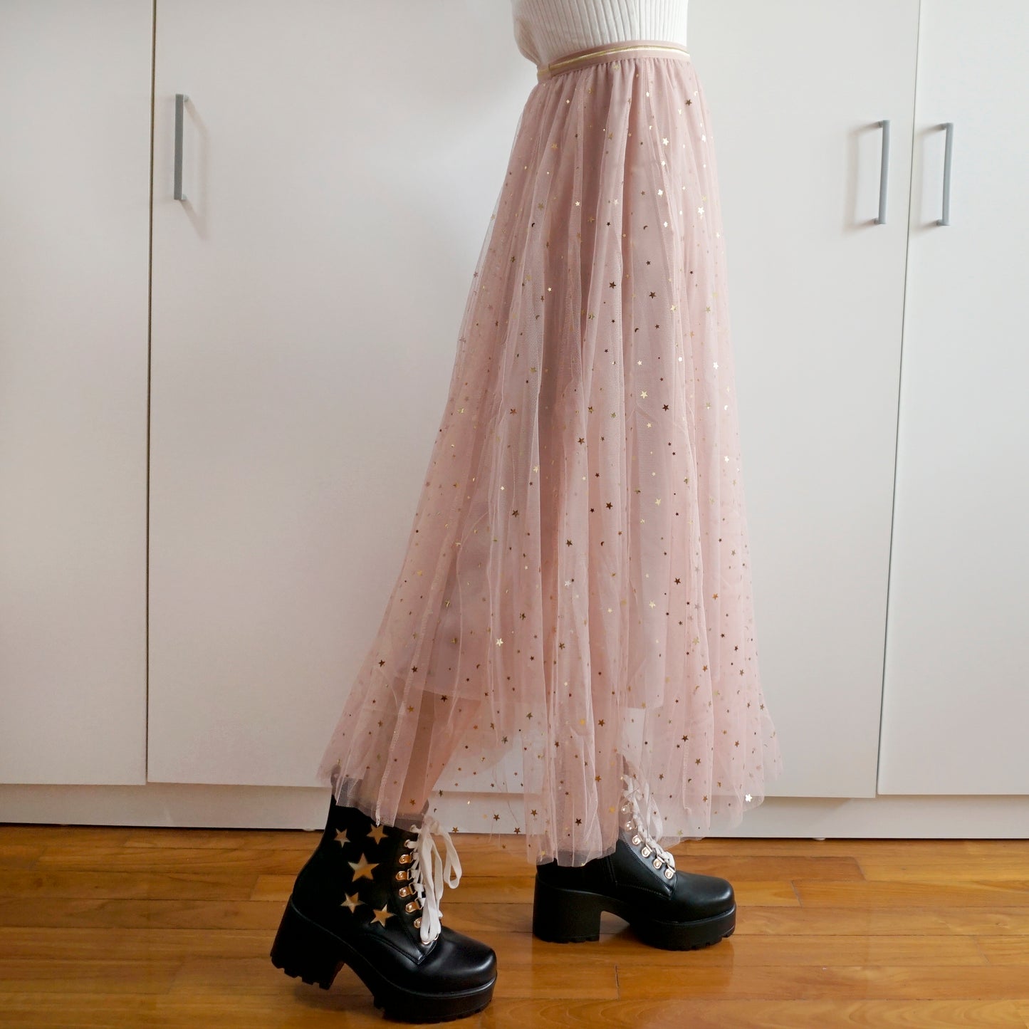Moon & Star Tulle Midi Skirt (5 Colors)