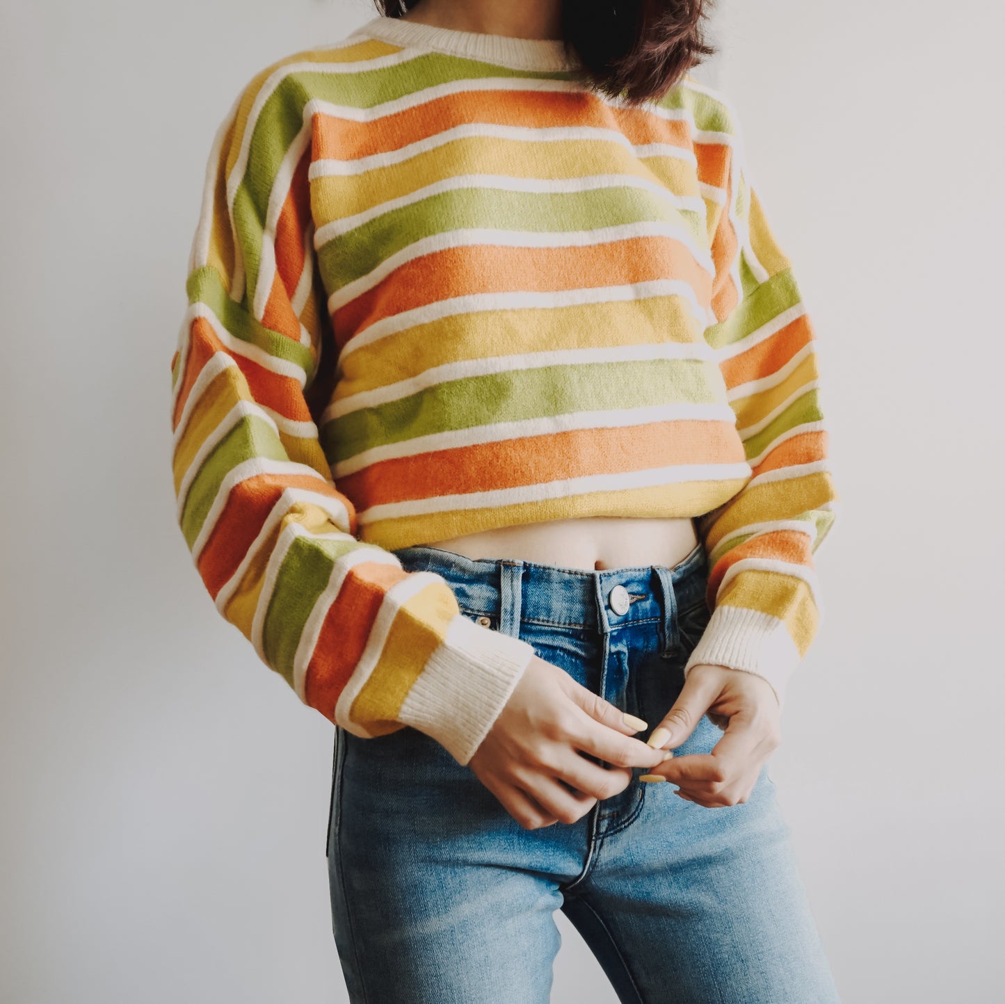 Fruity Stripe Sweater (3 Colors)
