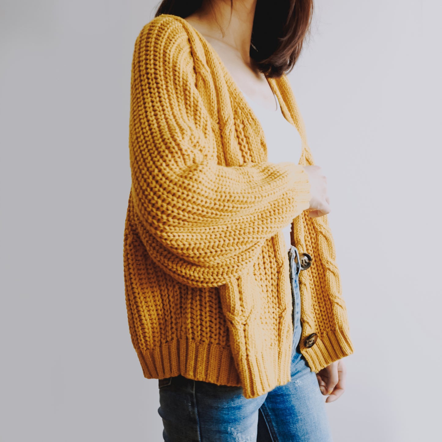 Cable Knit Cardigan (6 Colors)