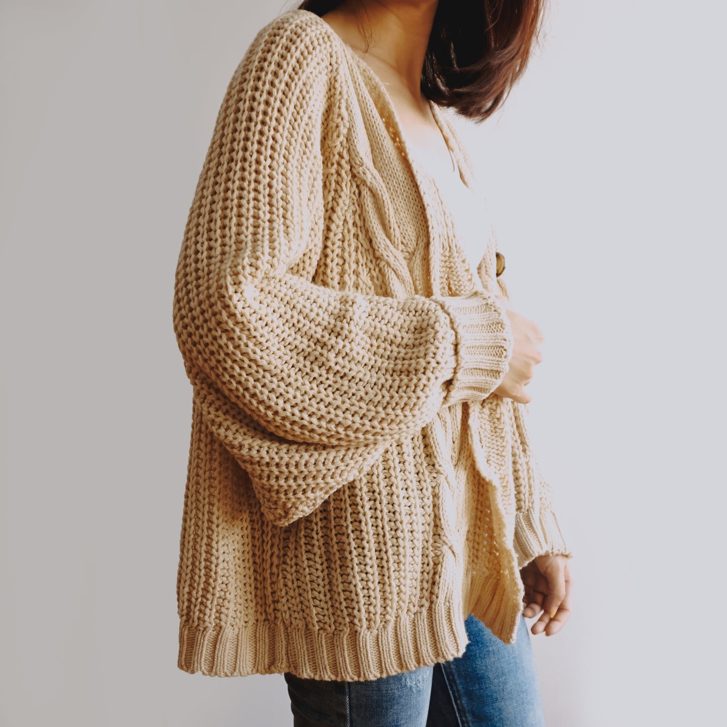 Cable Knit Cardigan (6 Colors)