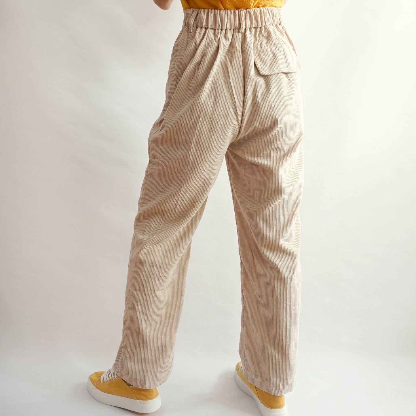 Pleated Corduroy Pants (4 Colors)