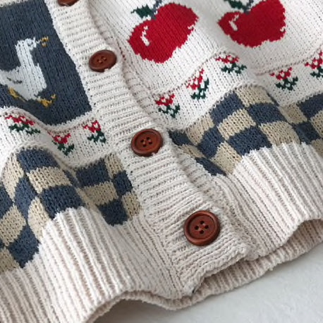 Apple Picking Cardigan (Off White)