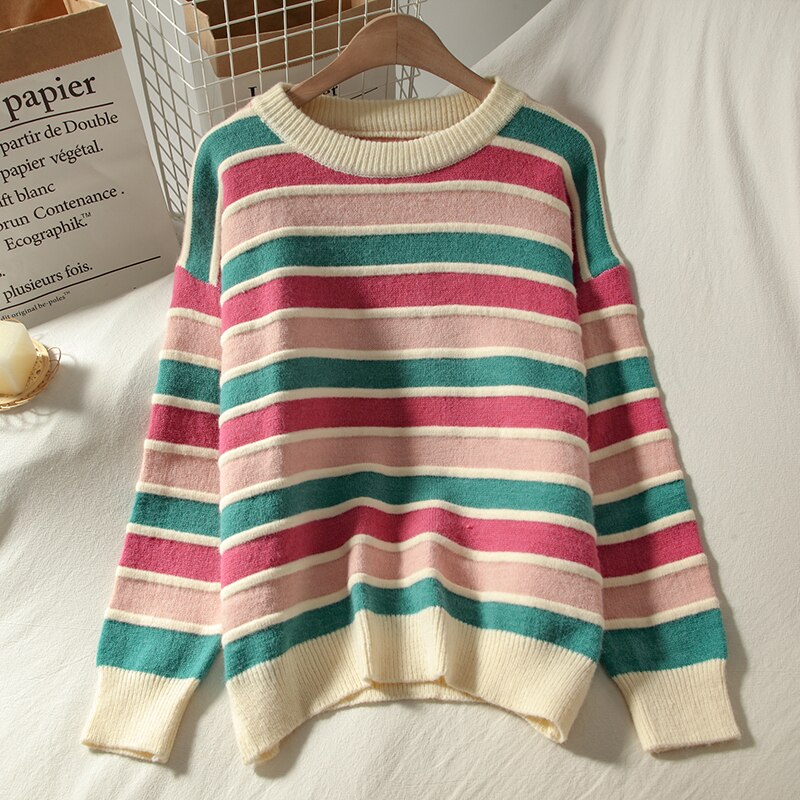 Fruity Stripe Sweater (3 Colors)