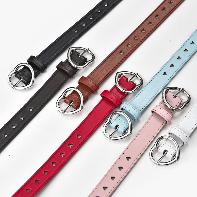 Heart Eyelet Belt (7 Colors)