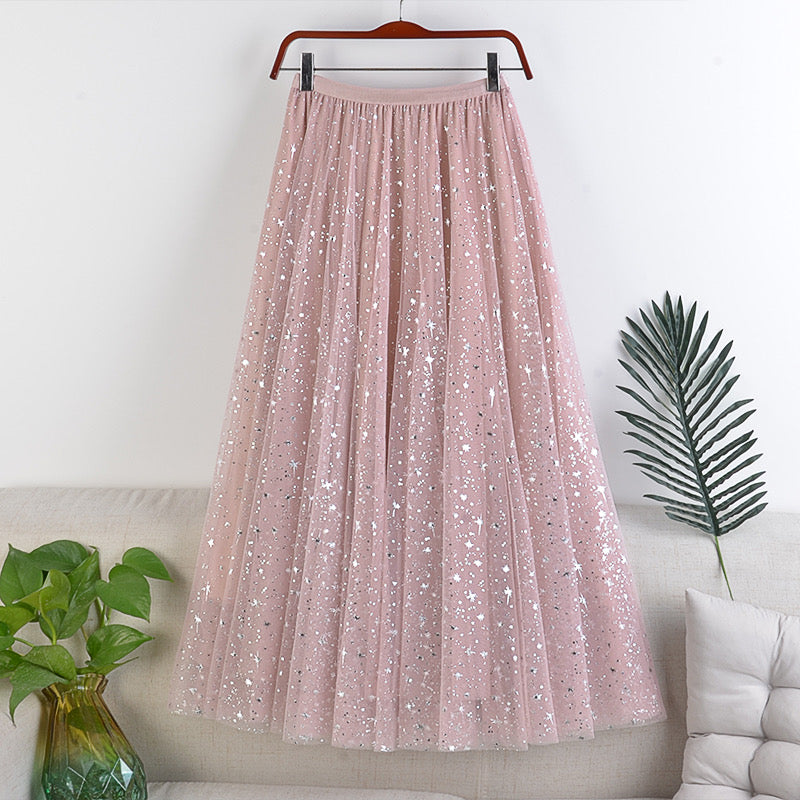 Twinkle Star Tulle Skirt (4 Colors)