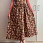 Vintage Rose Corduroy Cami Dress