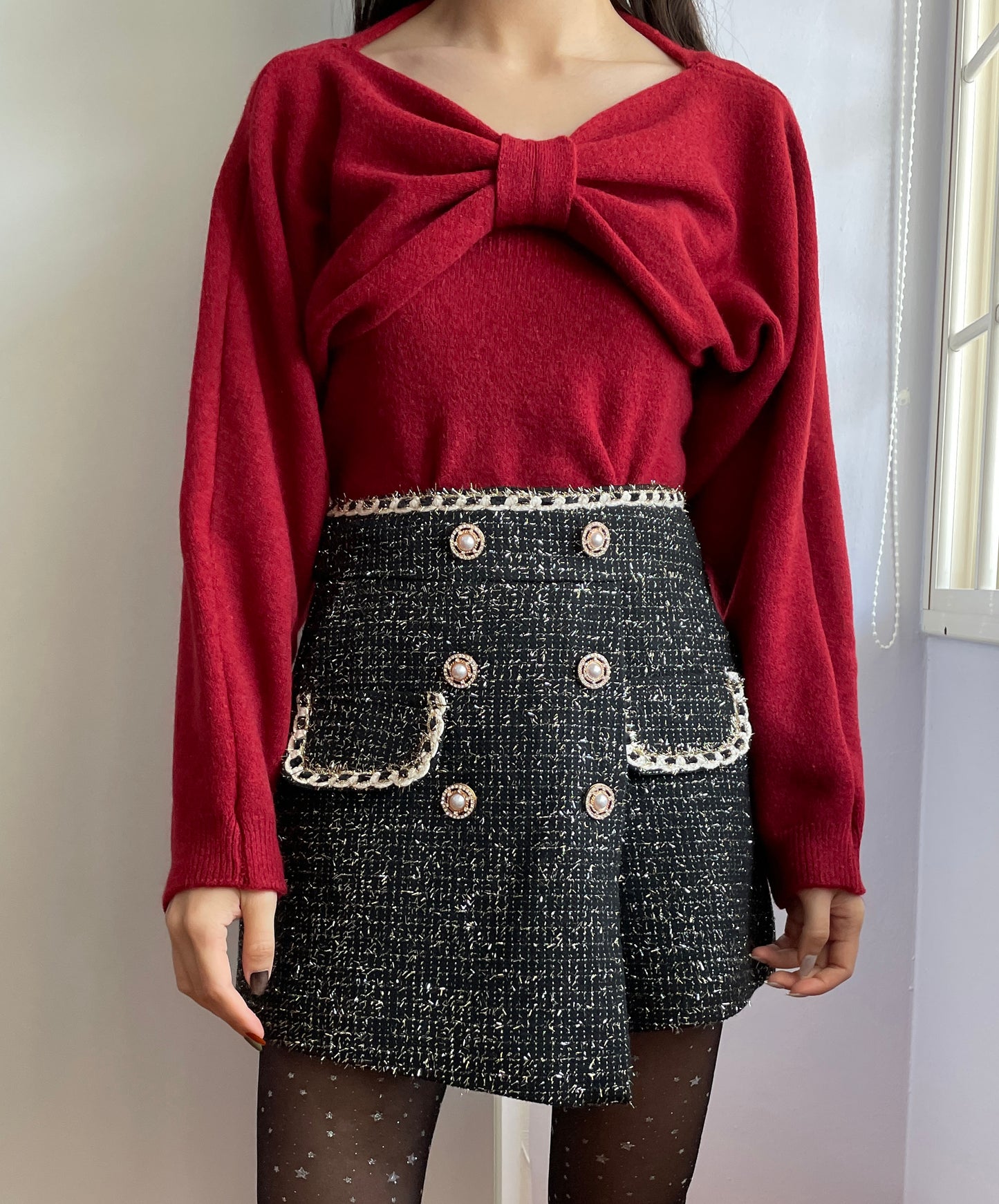 Bow Front Sweater (8 Colors)
