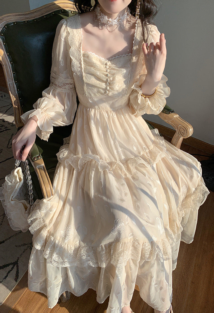 Ethereal Dreams Midi Dress (White)