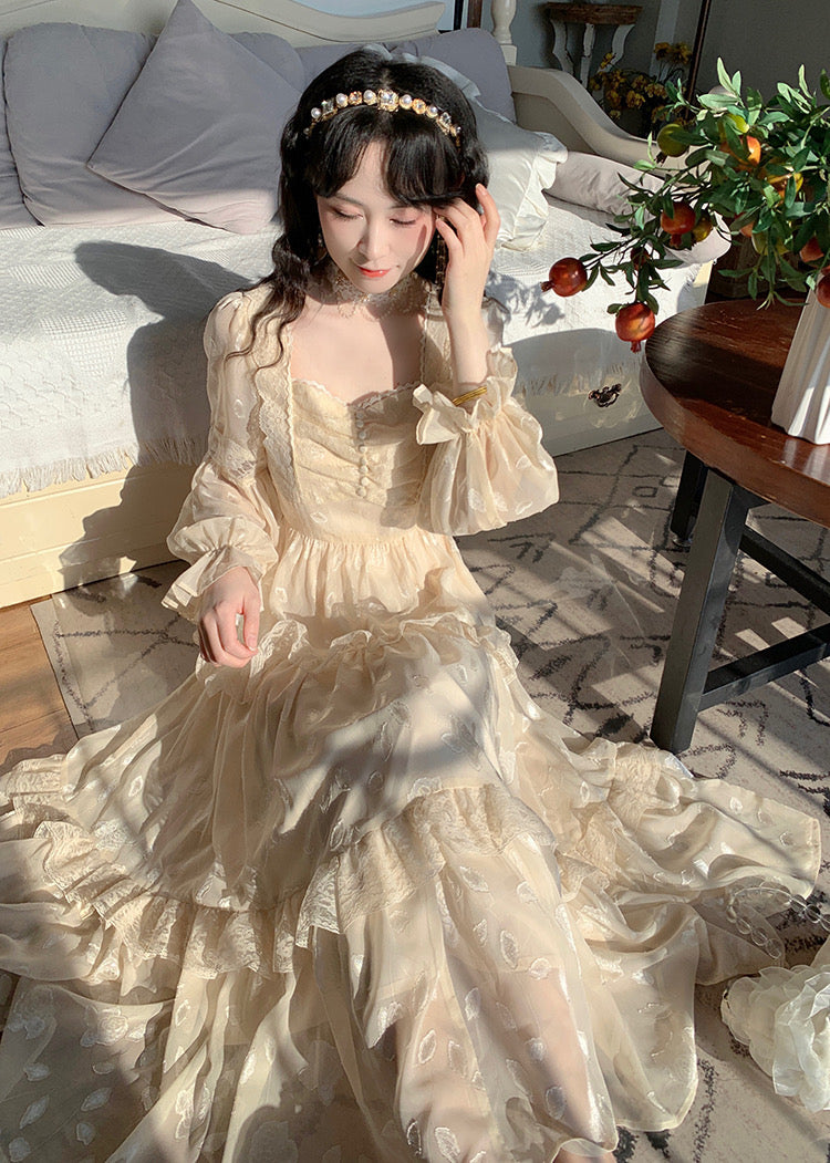 Ethereal Dreams Midi Dress (White)