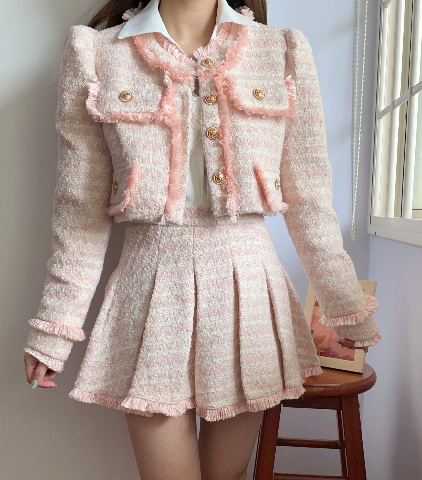 Tassle Tweed Set (3 Colors)