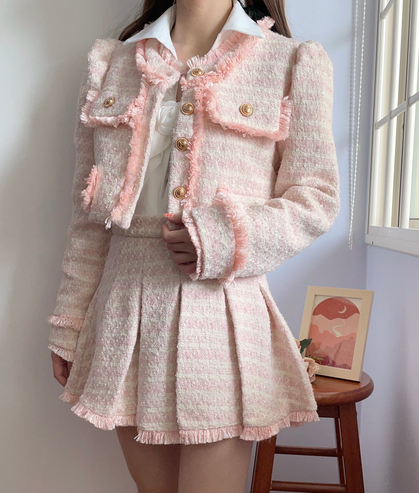 Tassle Tweed Set (3 Colors)