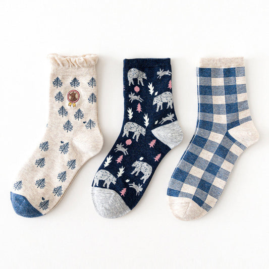 Forest Bear Sock Set (2 Colors)