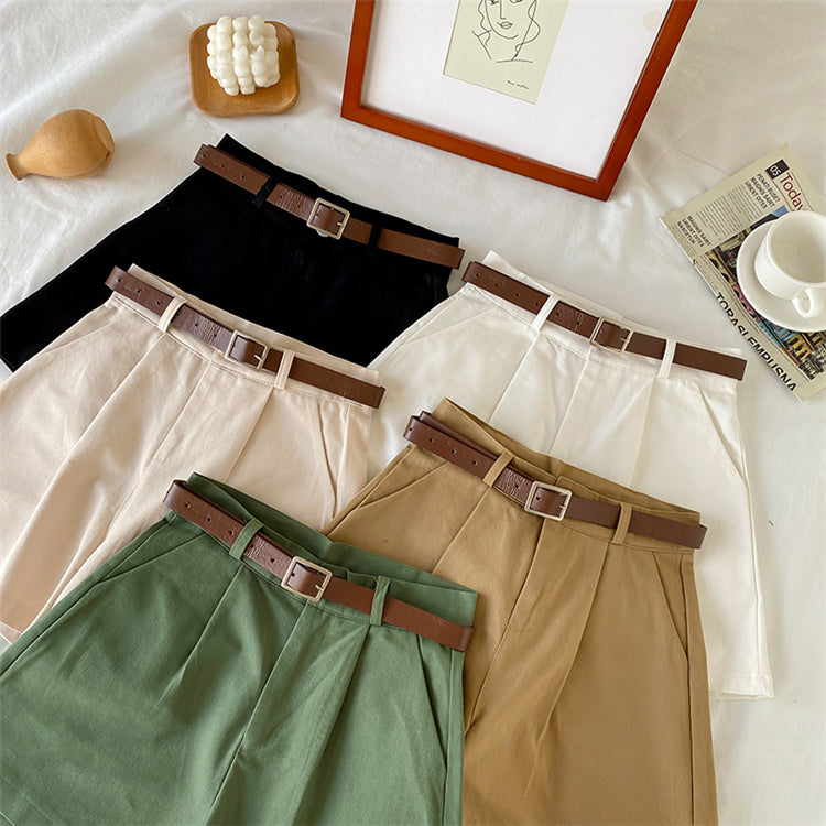 Everyday Neutrals Belted Shorts (5 Colors)