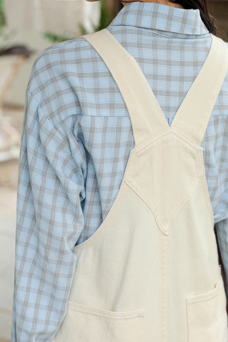 Bear Delivery Overalls (White)