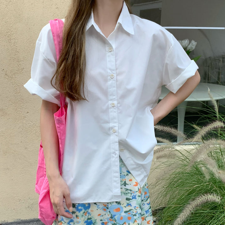 Basic Button Up Shirt (5 Colors)