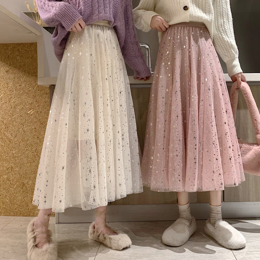 Twinkle Star Tulle Skirt (4 Colors)