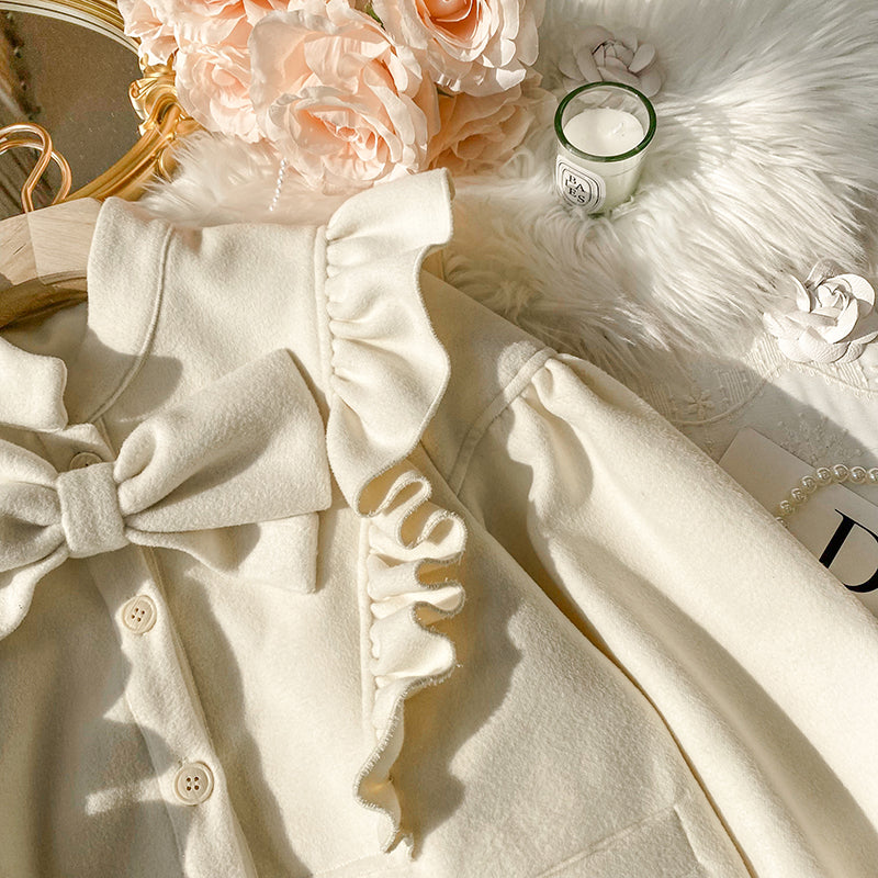 Snow Puff Jacket / Skirt (White)