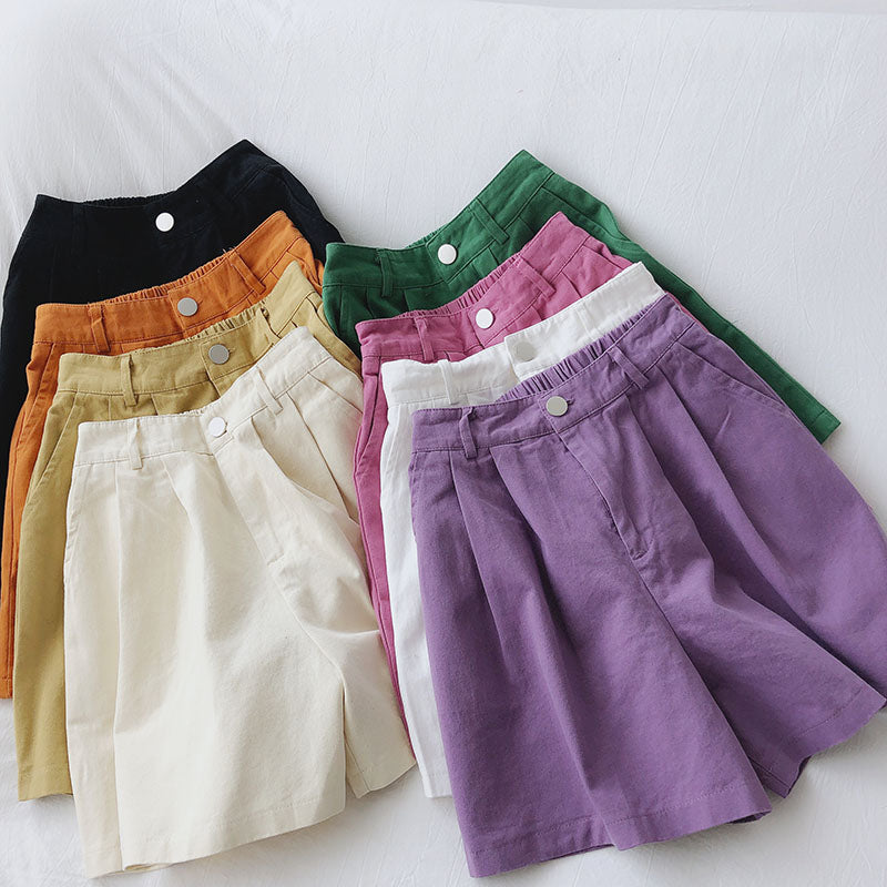 Rainbow Denim Everyday Shorts (9 Colors)