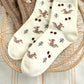 Woodland Squirrel Sock Set (Beige/Brown)