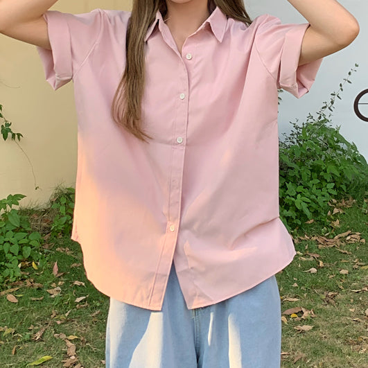 Basic Button Up Shirt (5 Colors)