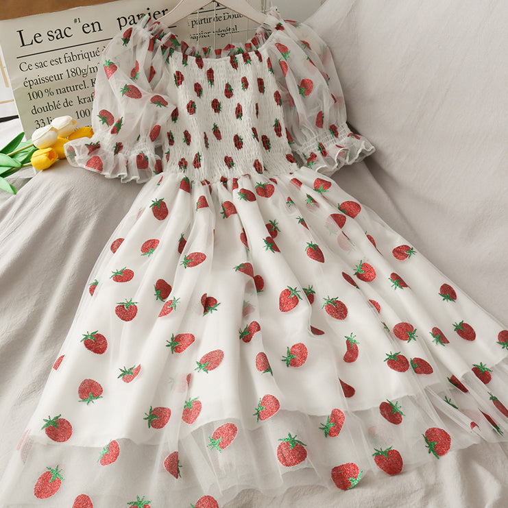 Strawberry Dress (4 Colors)