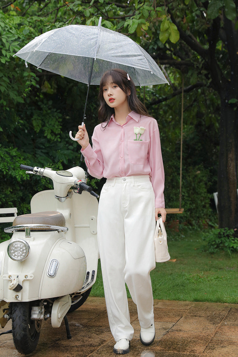 Tulip Lover Blouse (Pink)