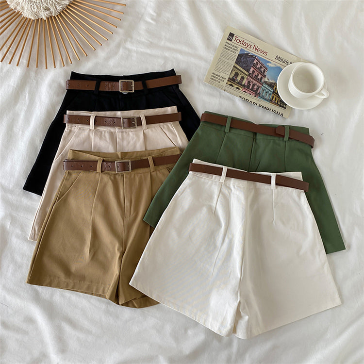 Everyday Neutrals Belted Shorts (5 Colors)