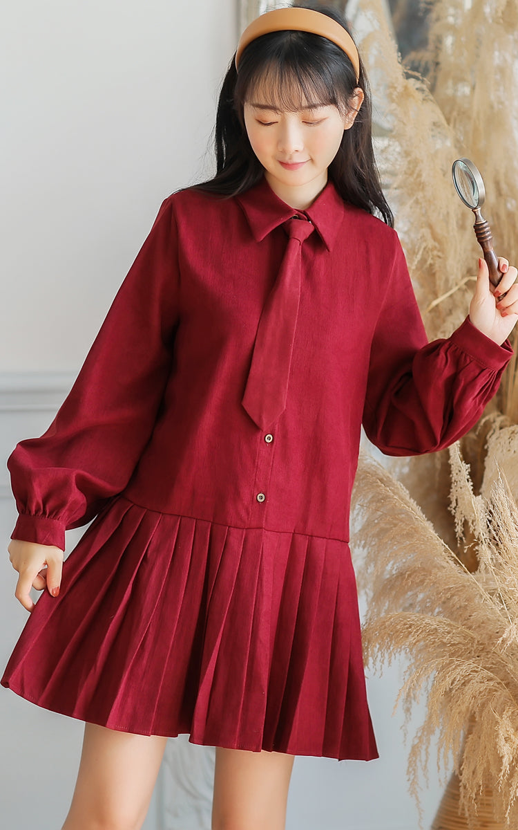 Prep School Vest & Dress Set (3 Colors)