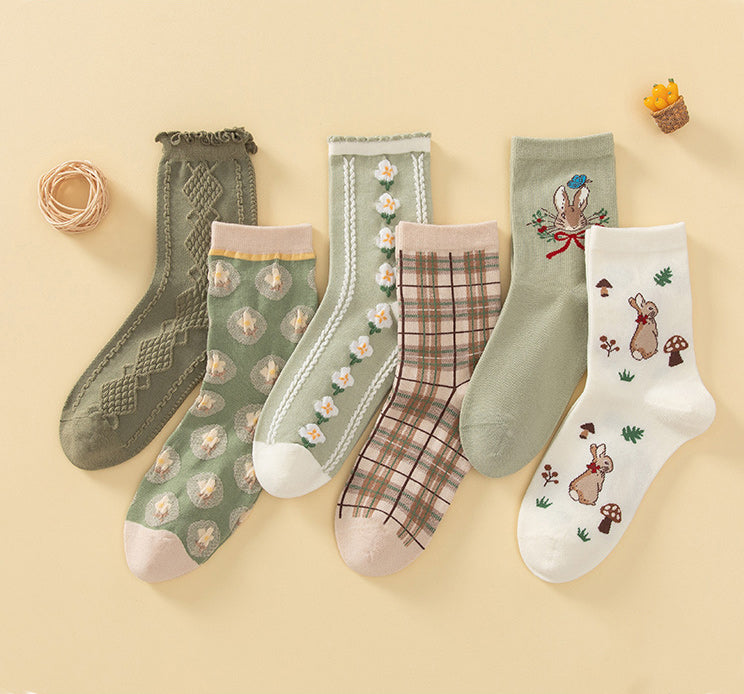 Peter Rabbit Socks Gift Box (Green)