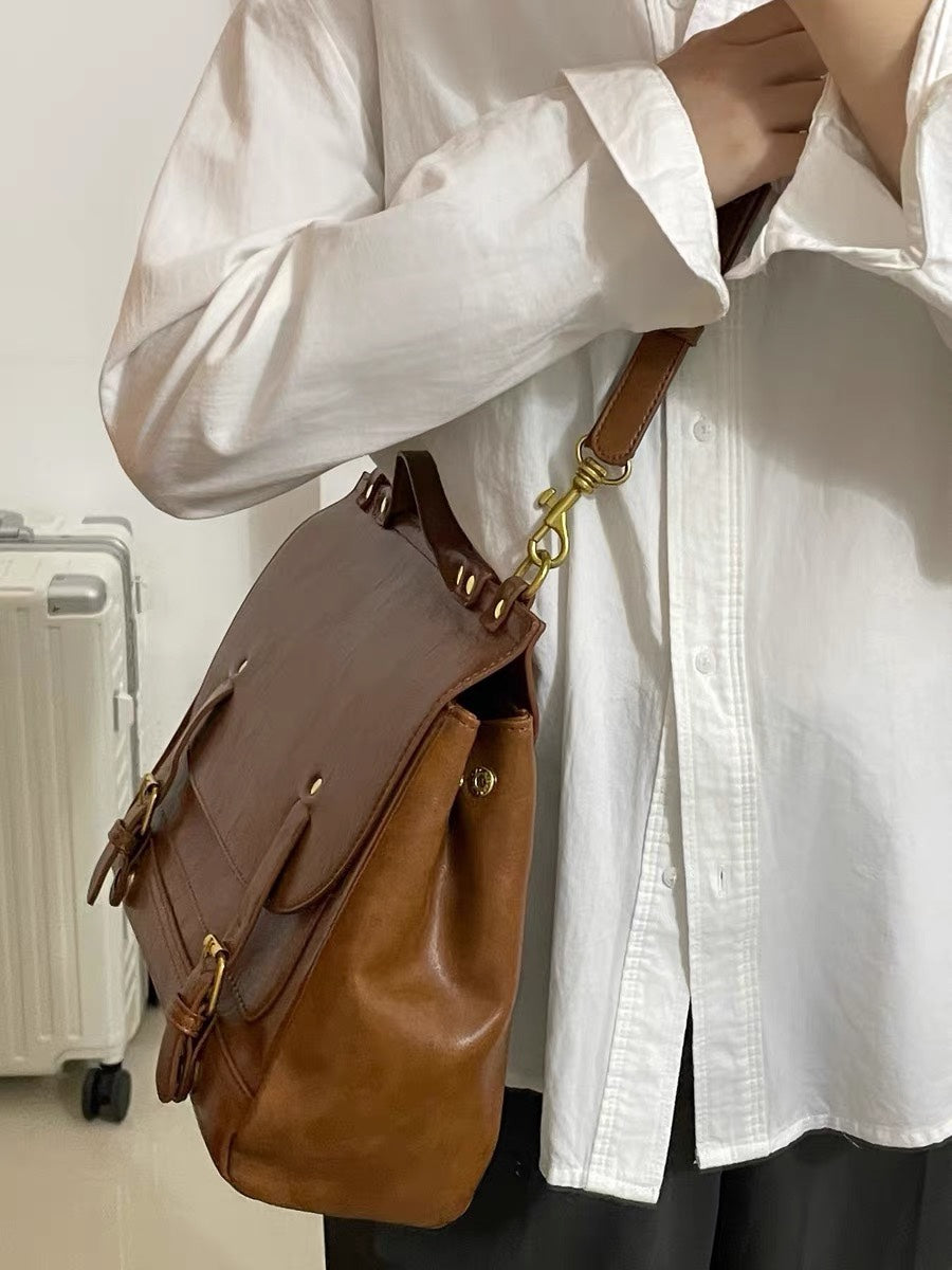 Artist Satchel Bag (Brown)
